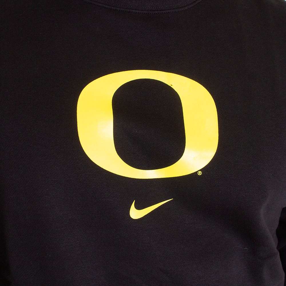 Classic Oregon O, Nike, Club Cotton, Fleece, Crew, Pullover